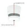 Nano 10 Year Battery Operated Photoelectric Smoke Alarm - Image 2