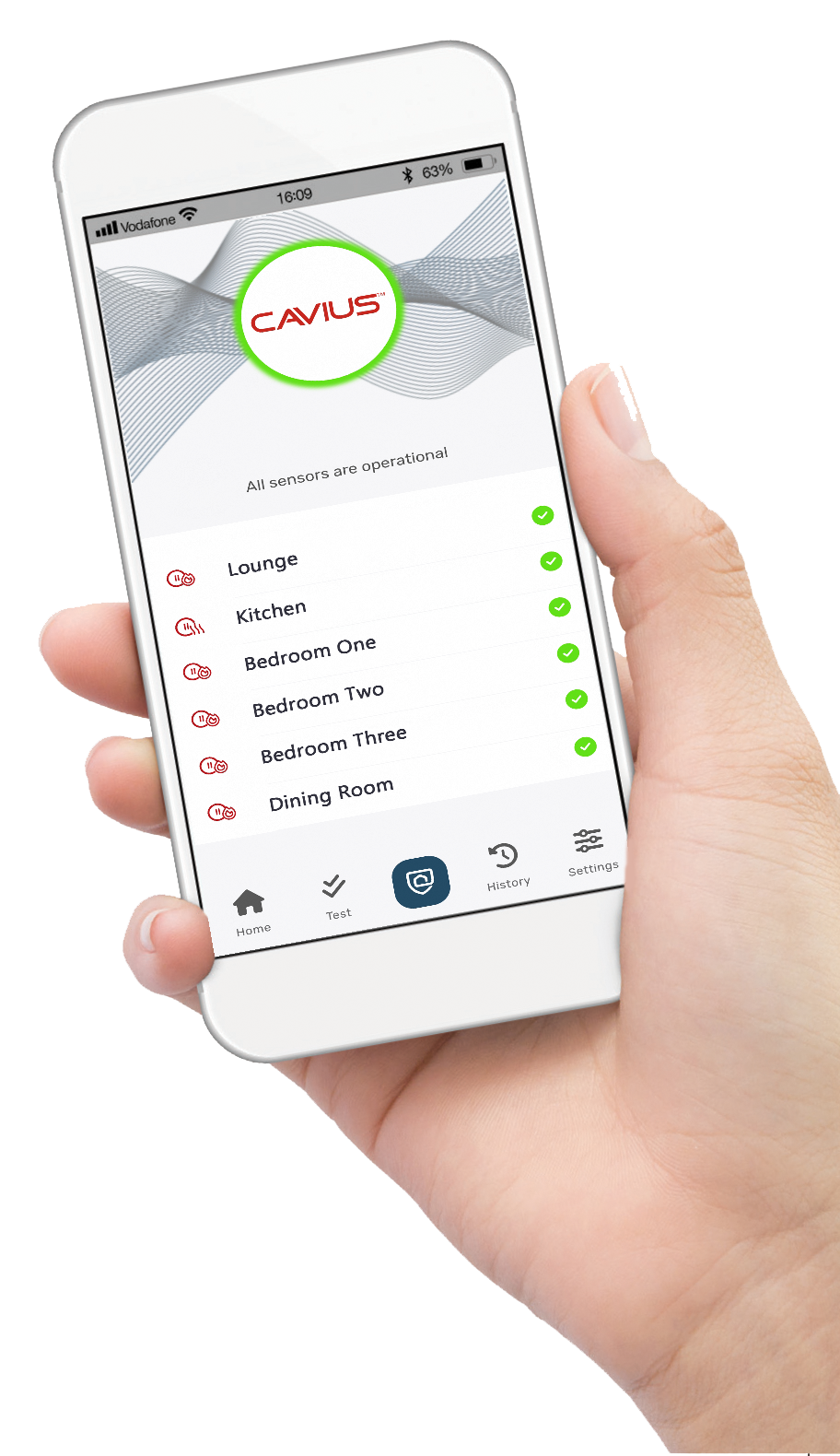 Hand with Phone NEW Family HUB PNG v3